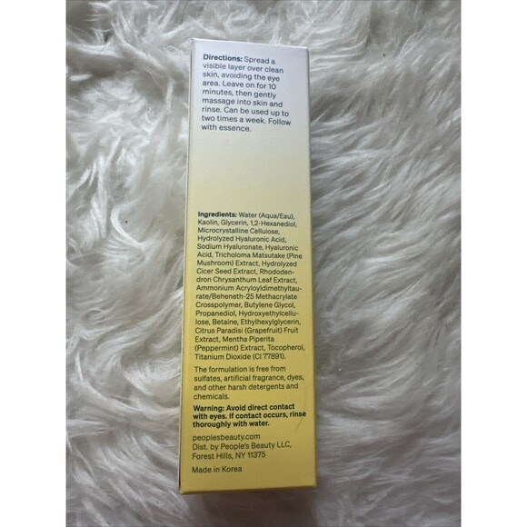 People's Beauty Frontliner Mask + Scrub Soothe + Exfoliate 1.7 oz / 50ml NEW - Picture 3 of 4